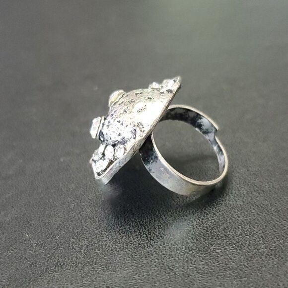 Silver tone elephant ring - Picture 5 of 9